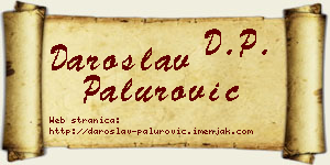 Daroslav Palurović vizit kartica